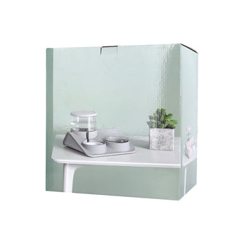 Double-Bowl Pet Feeder